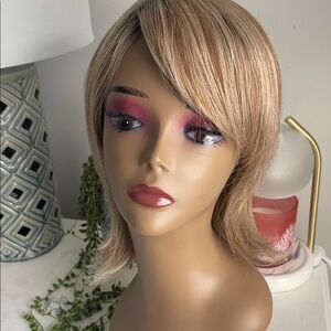 Elegant Light Brown Wig for Women